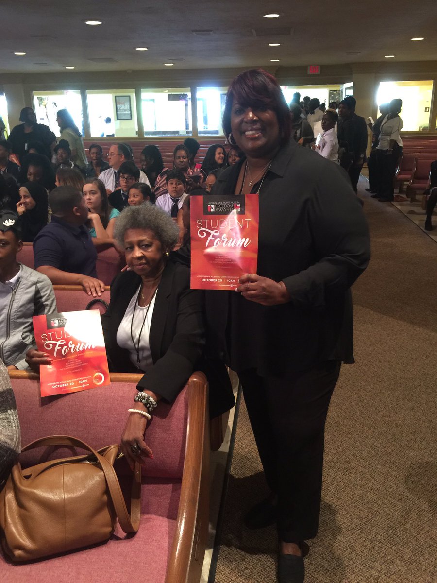 SBEducates's tweet photo. #2016studentforum #freedomawards @NCRMuseum #southwestctc @SCS_CTE @SCSK12Unified https://t.co/3EQ57PIfa5