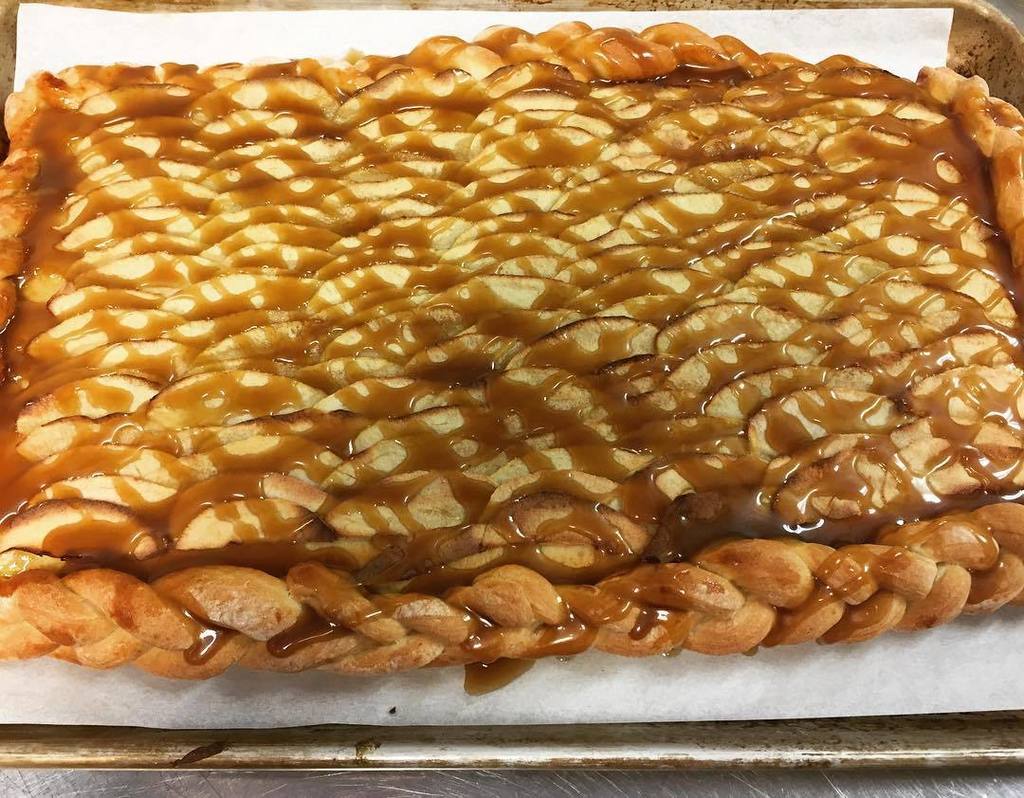 LindgrensCafe's tweet photo. Come try a slice of this french apple tart! Layers of succulent apple on a soft puff pastr… https://t.co/qchZp2k7n8 https://t.co/AV0QYw52dW