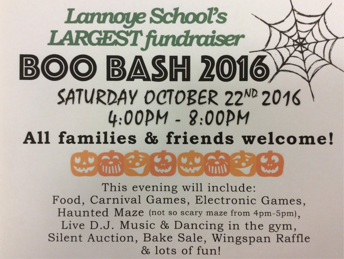 👻 Boo Bash 2016 🎃 <a href="/PCSD_LN/">Lannoye Elementary</a> #RaiderStrong