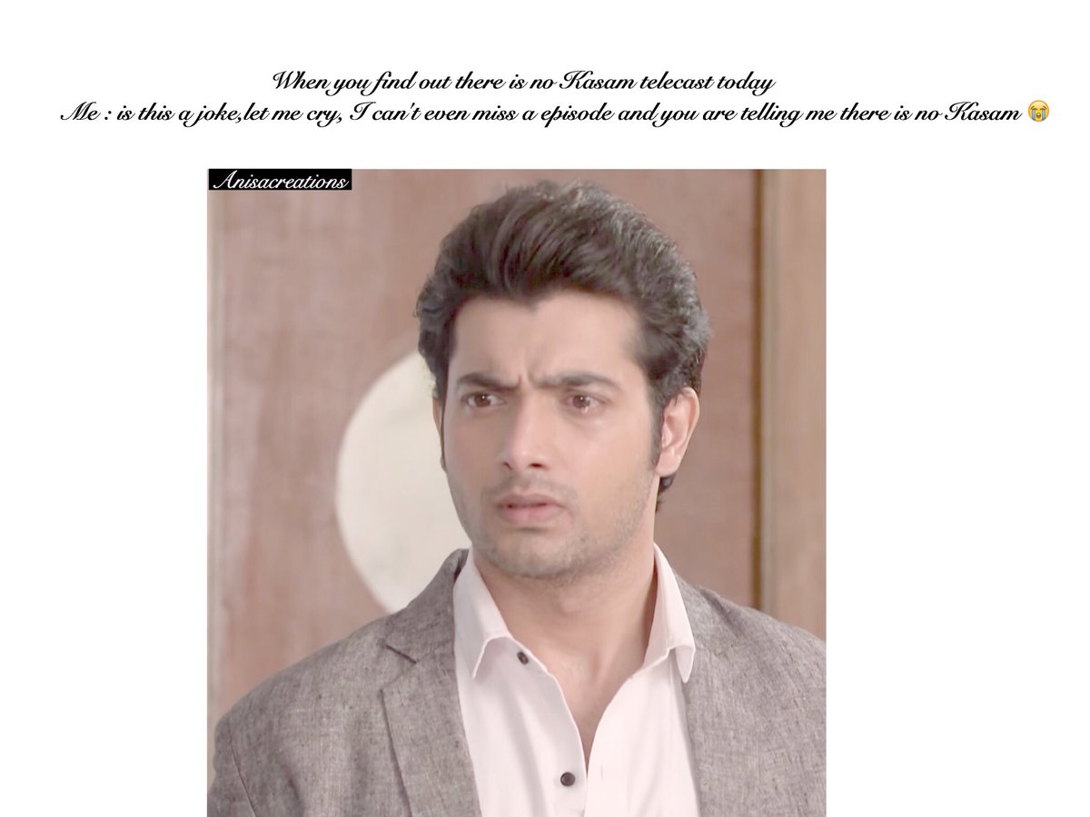 Anisa_Creations's tweet photo. The struggle is real.🔫😭. 

@itsssharad09 😏🔥 #Kasam https://t.co/pLRiKNRrll