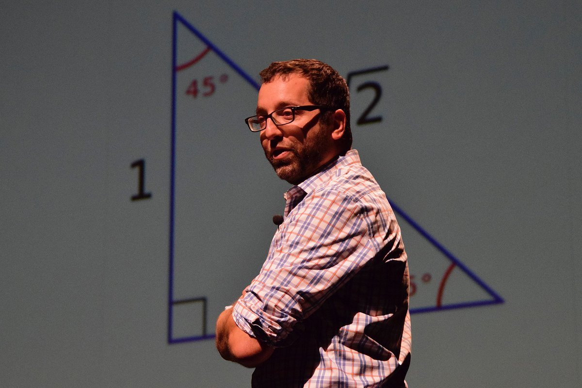 JSEllenberg's tweet photo. just chillin with my bud the isosceles right triangle https://t.co/E3E6h1EaYw