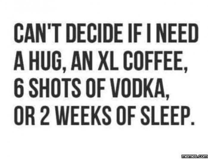 rubyrache's tweet photo. Or all of them!! #tired #TiredEyes #sleep #upatthecrackofdawn #justgothomefromwork    😴💤😴🍹☕☕🍸💤💤 https://t.co/7mNtBifMzN