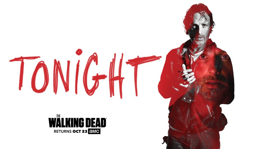 WalkingDead_AMC's tweet photo. Is it Rick’s last day on Earth? #TWD Season 7 premieres tonight at 9|8c. https://t.co/31tMOfTol8