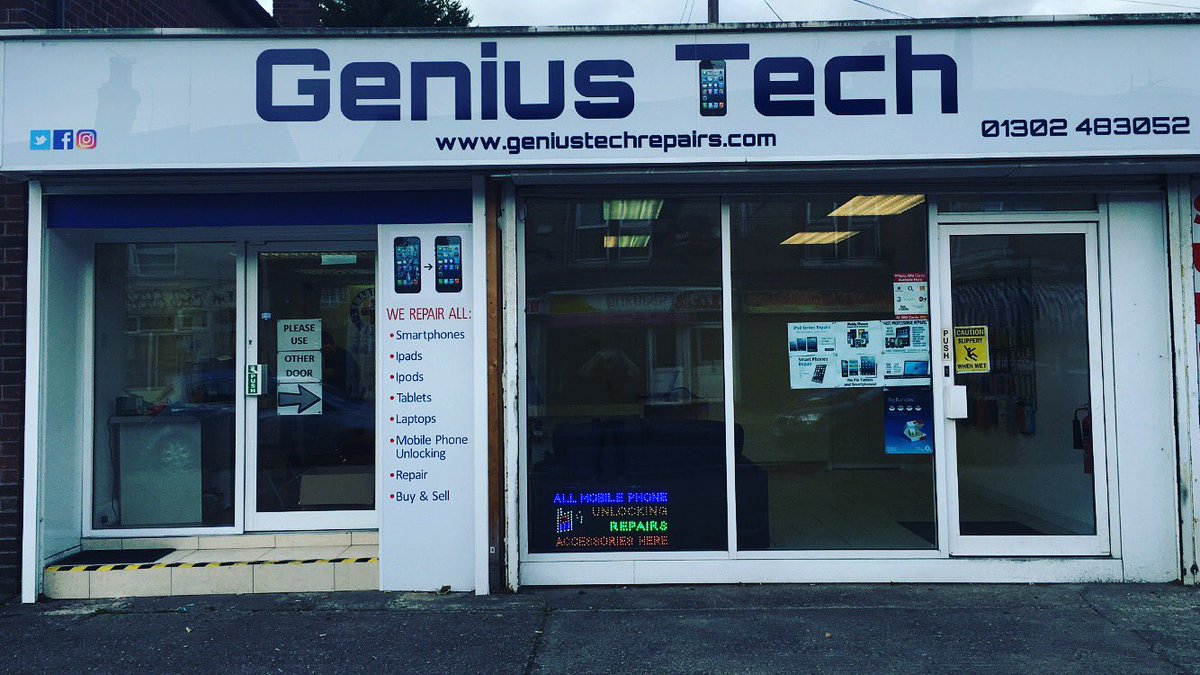 GeniusTechRepai's tweet photo. 01302 483052 #iphonerepairs #samsunggalaxyrepairs #sonyxperiarepairs #ipadrepairs #imacrepairs #geniustechrepairs https://t.co/SCCXK7On3P