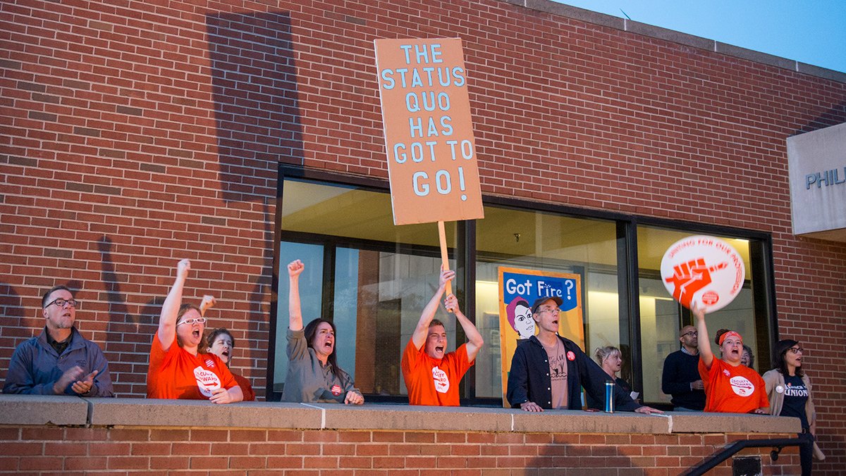 Ithaca College: Community rallies in support of contingent faculty union theithacan.org/news/community…