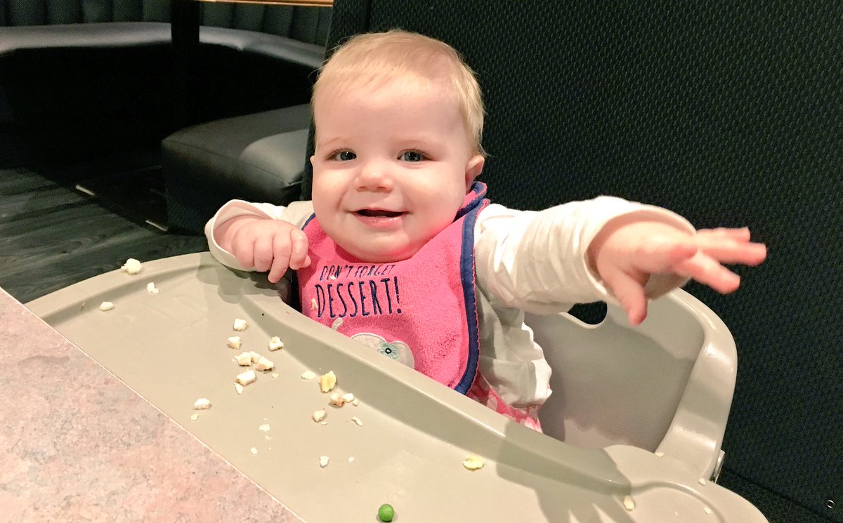 thuekim's tweet photo. Ruby already has @AaronStreck dance moves aced! 💃 💃 💃 https://t.co/kbM0lxZKmL