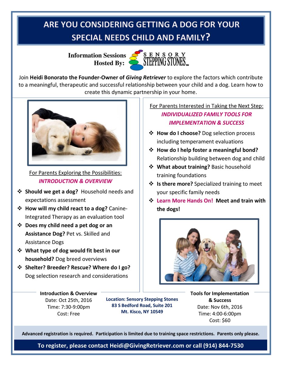 GivingRetriever's tweet photo. We are still accepting RSVP's for this free information session. We have 6 seats still available. To attend email: Heidi@GivingRetriever.com https://t.co/vpH1KaBi86