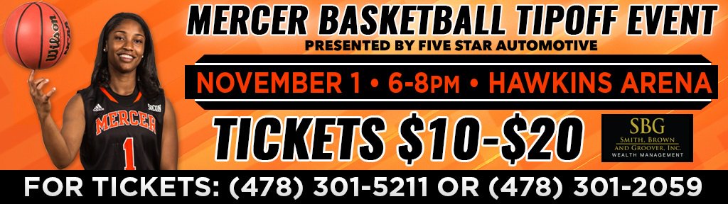renfroeOOH's tweet photo. Mercer Basketball's Annual Tipoff Event is set for November 1st! You won't want to miss this fun night! #mercerbears #mercerbasketball https://t.co/ScFXZaqcpg