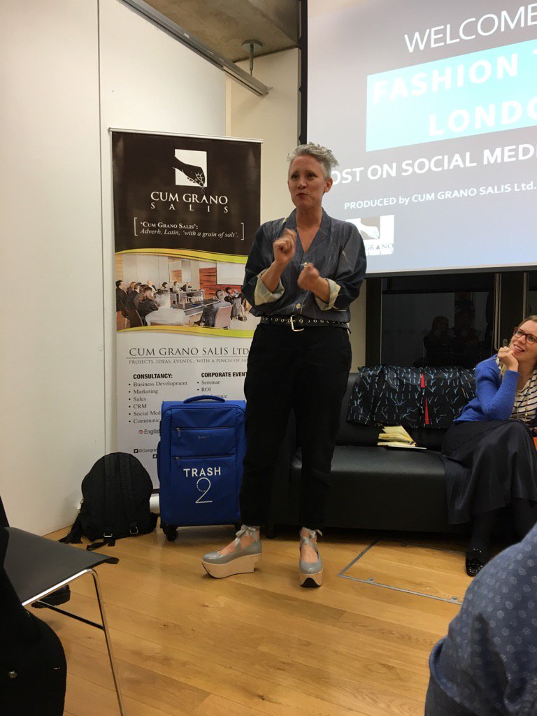 KC_College's tweet photo. #FTL16 kicks off with a great talk from Rebecca Earley. #SustainableFashion https://t.co/cagbdi8I99