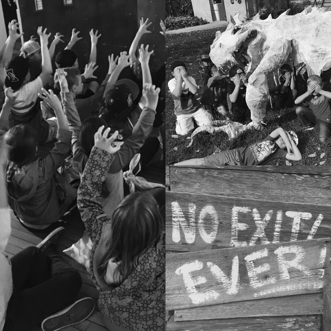 Thanks to the gr3s of <a href="/sjfgator/">St Joseph, Fergus</a> ! We had so much fun exploring the #spoooooky  side of art with you guys! #youngmakers #twilightzoo #ecfta