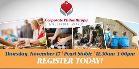 San Antonio Business Journal (@sabizjournal) on Twitter photo Join us for the inaguaraul Corporate Philanthropy & Nonprofit Awards November 17 <a href="/PearlStable/">PearlStable</a>
Register Today: bizj.us/1nqv74?=anasms… Join us for the inaguaraul Corporate Philanthropy & Nonprofit Awards November 17 <a href="/PearlStable/">PearlStable</a>
Register Today: bizj.us/1nqv74?=anasms…