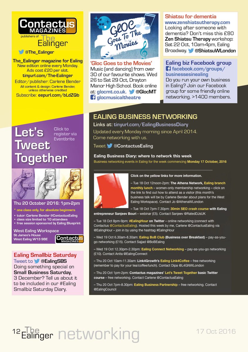 The_Ealinger's tweet image. Thanks for great feedback on this week's #Issue42. The_Ealinger goes monthly in 2017! issuu.com/contactusealin… We are 100% #Ealing