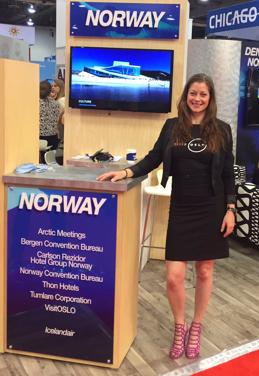 Last day at #IMEX16 and we're back in black! Visit #Oslo at booth 2219.
#meetinNorway #vikingblood #MICEScandinavia