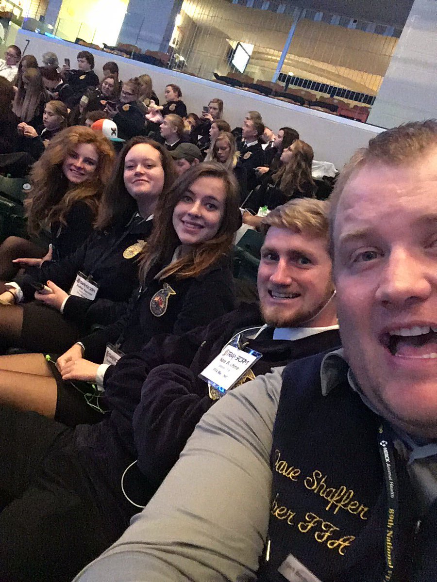 dashaffer's tweet photo. @weberffa is ready for session 2! Good luck to Weber FFA at Vet Sci CDE! #TransformFFA @NationalFFA https://t.co/MUxspPLJfN