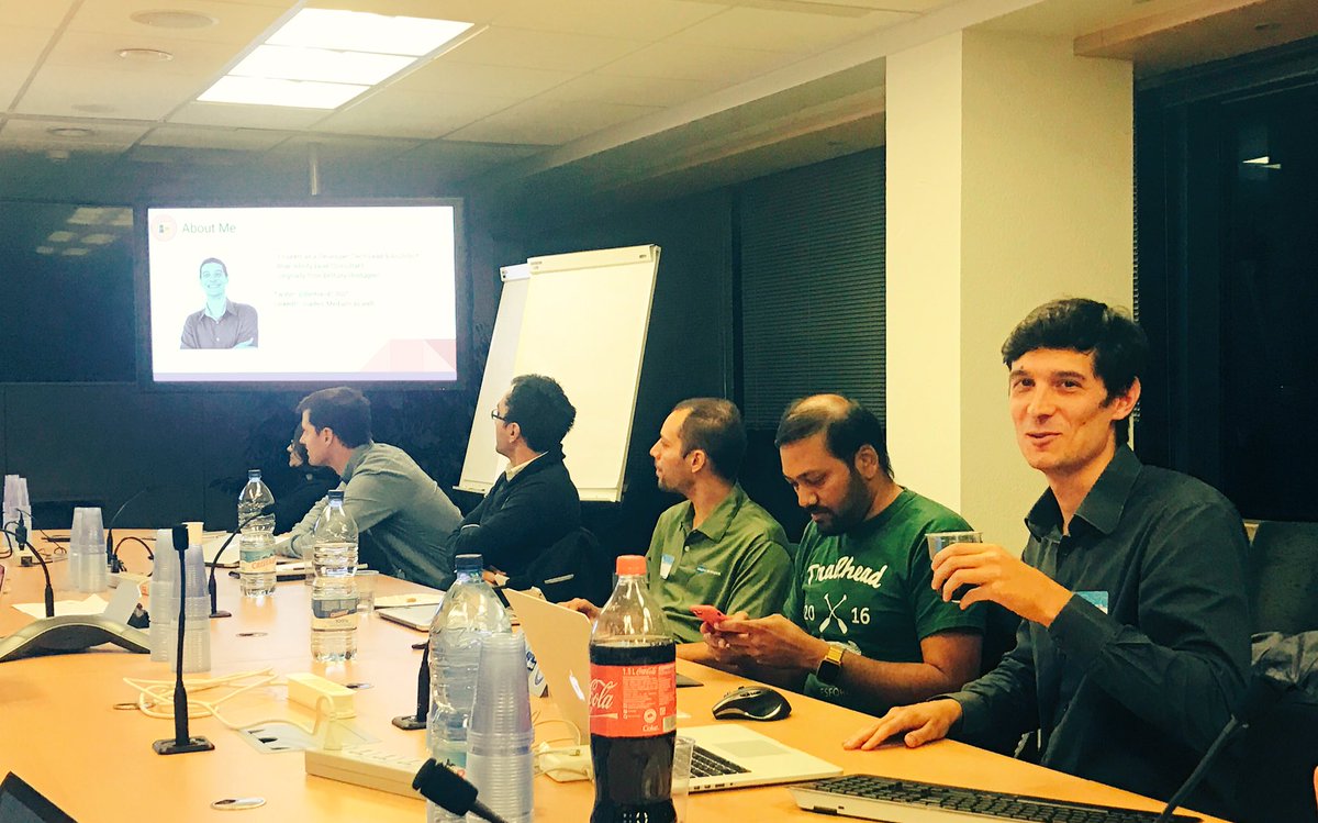 GaldoRobert's tweet photo. Our Architect Bertrand ready to present lightning to the Genève Salesforce Developer group @_blue_infinity #digitaladditcs #Salesforce https://t.co/itbO1c3x12