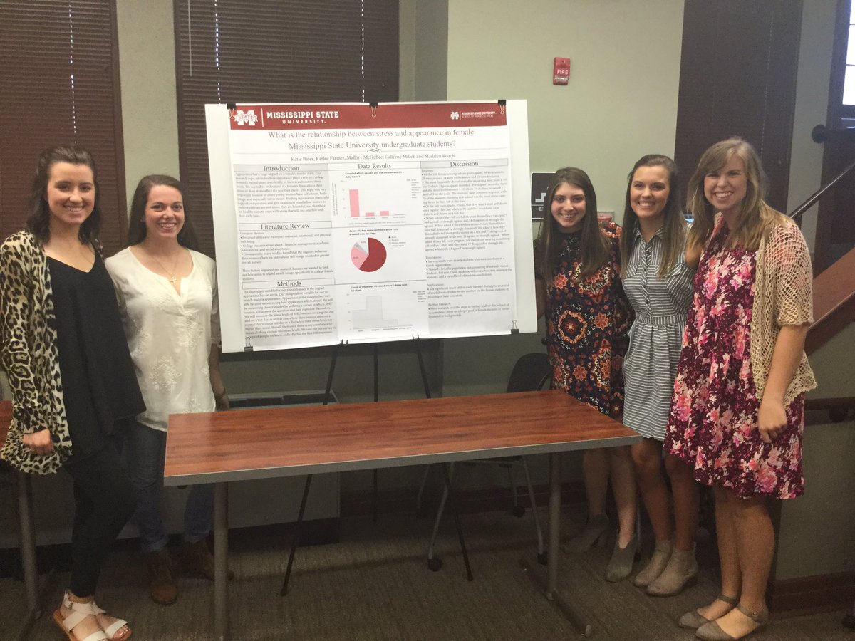 men658's tweet photo. More fantastic posters from @msstate @HumanSciences Senior Seminar students! @cf617 @hs4853 #undergraduateresearch #StateProud #HailState https://t.co/l93O12Nzf4