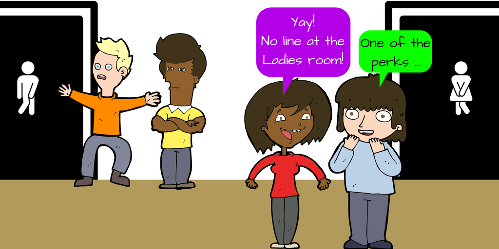 SystemwareAtXPO's tweet photo. #GartnerSym perks ... No waiting in line at the Ladies room! This should change soon Girls! #WomenInTech needed! https://t.co/lreH5NsYSG