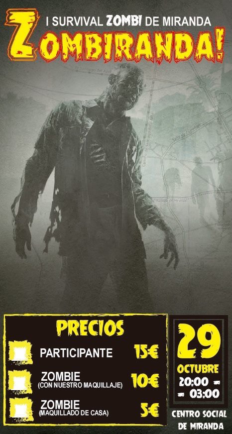 MirandaJuvenil's tweet photo. ¡SÓLO 10 DÍAS!
¿Estáis preparados para una autentica experiencia zombie?
Daros prisa y no os quedéis sin vuestra entrada para la Zombiranda! https://t.co/I1bLPIC5nH