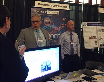UPittDigital's tweet photo. Be sure to visit the #PittCSSD booth at #PittScience2016 today to learn more about Electronic Lab Notebooks & other tech services. https://t.co/U8jlwbbRNX