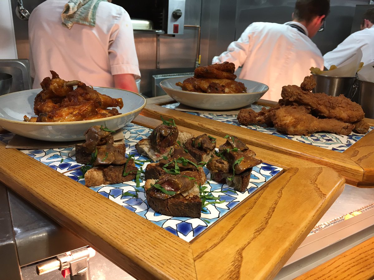 Some delicious stuff being served up at @ChickenShedHQ another foodie place at <a href="/WappingWharfBS1/">Wapping Wharf</a>