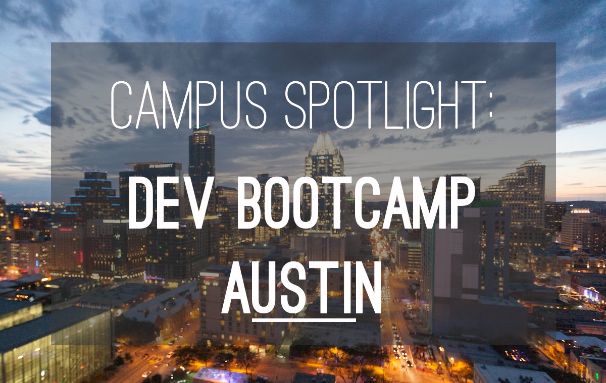 CourseReport's tweet image. "@devbootcamp is concerned with graduating people who want to change & improve the industry”- Austin Campus Director bit.ly/Dev-Bootcamp-A…
