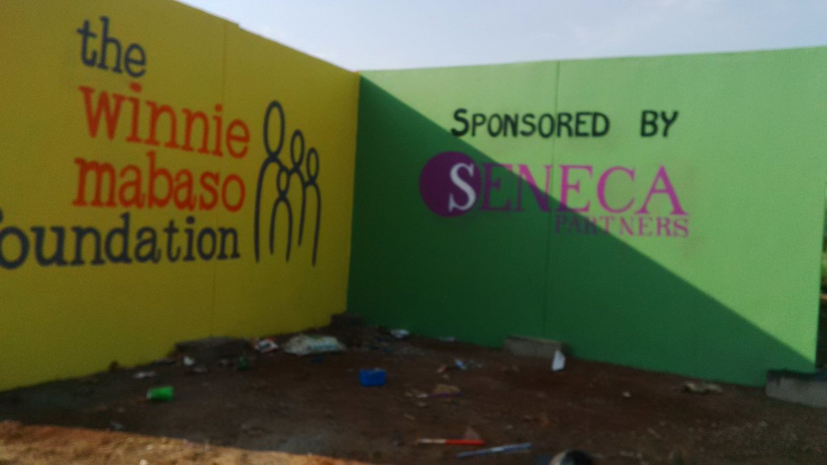 WinnieMabasoFdn's tweet photo. Logos finished - not long til we open #mabasolove @Seneca_Trade @BobFootprints https://t.co/JFUpSNYfFX