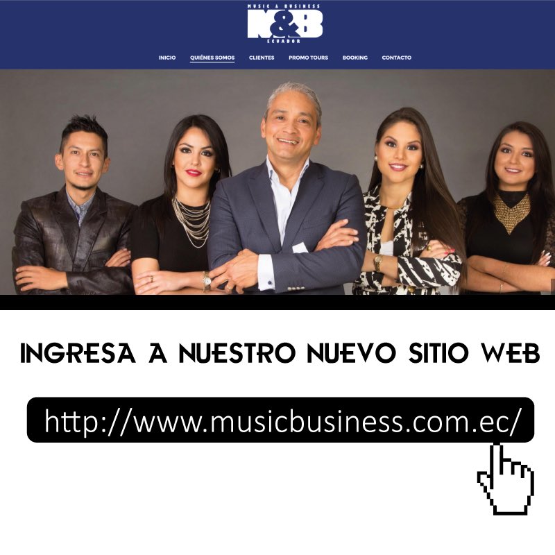 MusicBusinessEC's tweet photo. La música es nuestro camino. @MusicBusinessEC https://t.co/DxKCf8mpI4