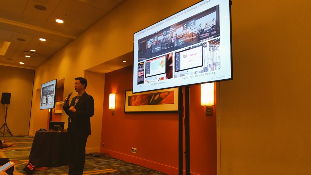 "How do we instrument #data on what our #customers are doing w. our products to improve them and build innovative applications" #CXSF #UX