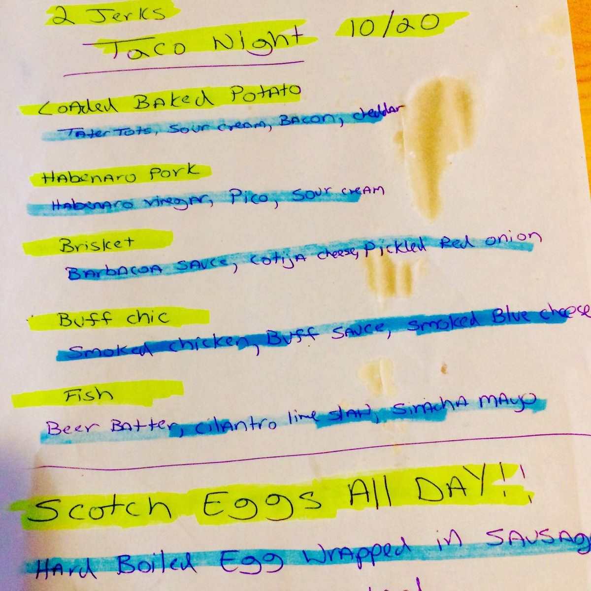 Tonight's tacos #chefnotes #2jerksbbq #raynhamma