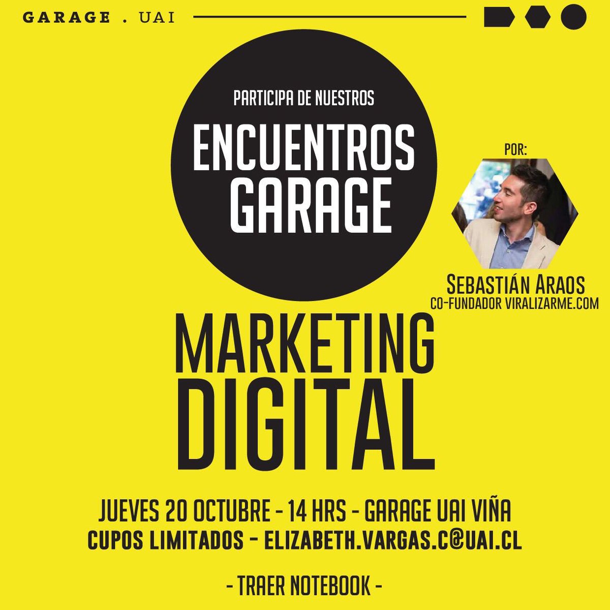 GarageUAI's tweet photo. Taller de Marketing Digital con @Saraosm en @GarageUAI #Viña @UAI_VINA https://t.co/bz5zRsZBYm