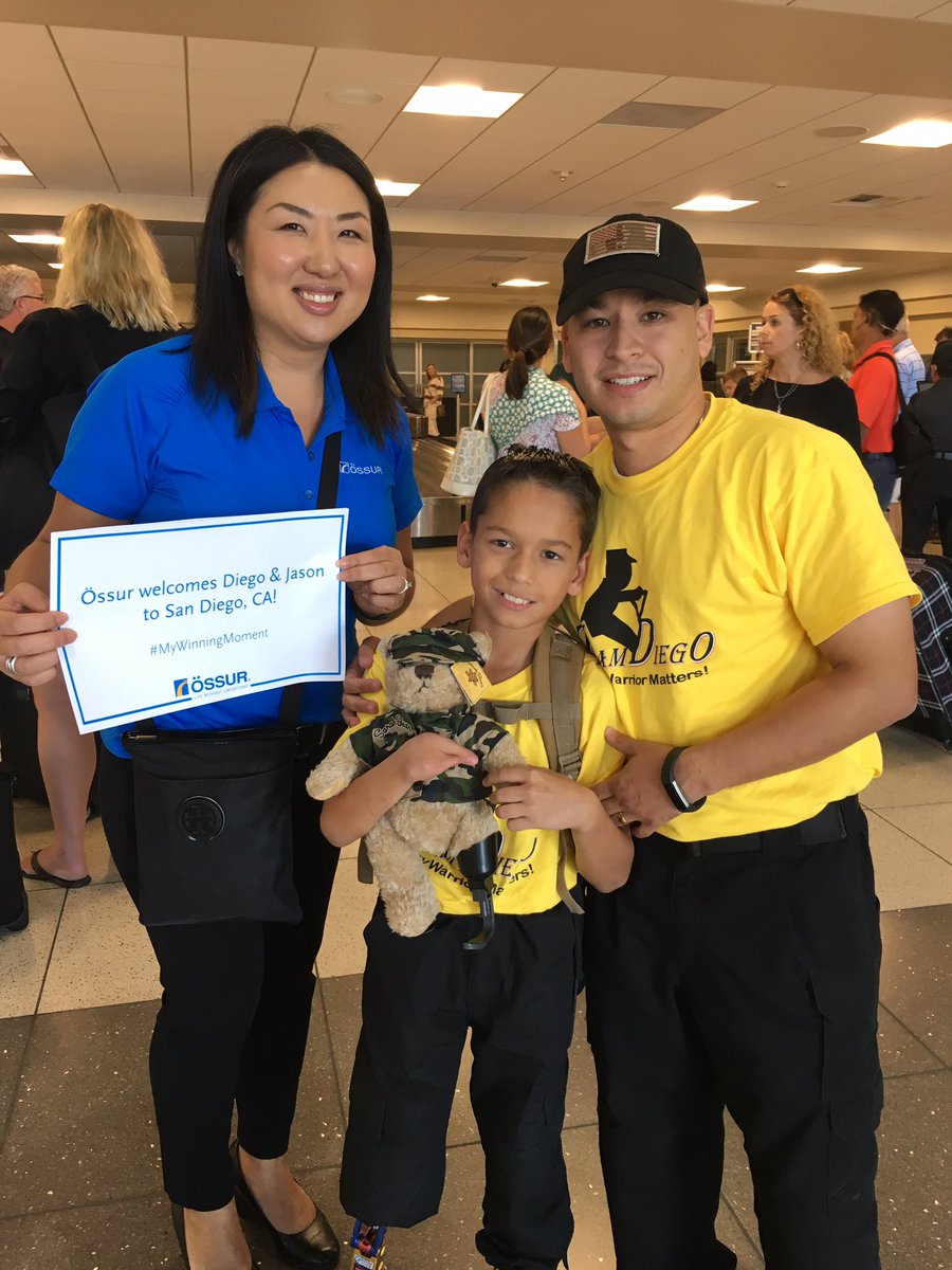 OssurCorp's tweet photo. Just picked up our #MyWinningMoment winner Diego @Diego4warriors in San Diego, CA! #SDTC2016 #BestDayInTri #TeamDiego https://t.co/M2p2dJTHTN