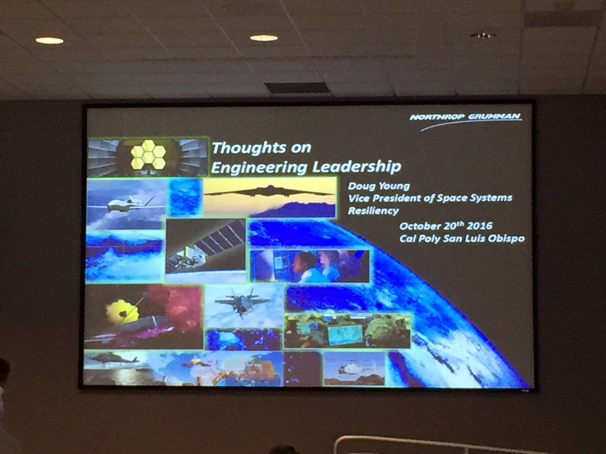 LearnByLeading's tweet image. Our Tech Talk: Leadership in Engineering is going on now in the ATL! Drop on by between now and 1 pm. #CalPolyEngineering #NorthropGrumman