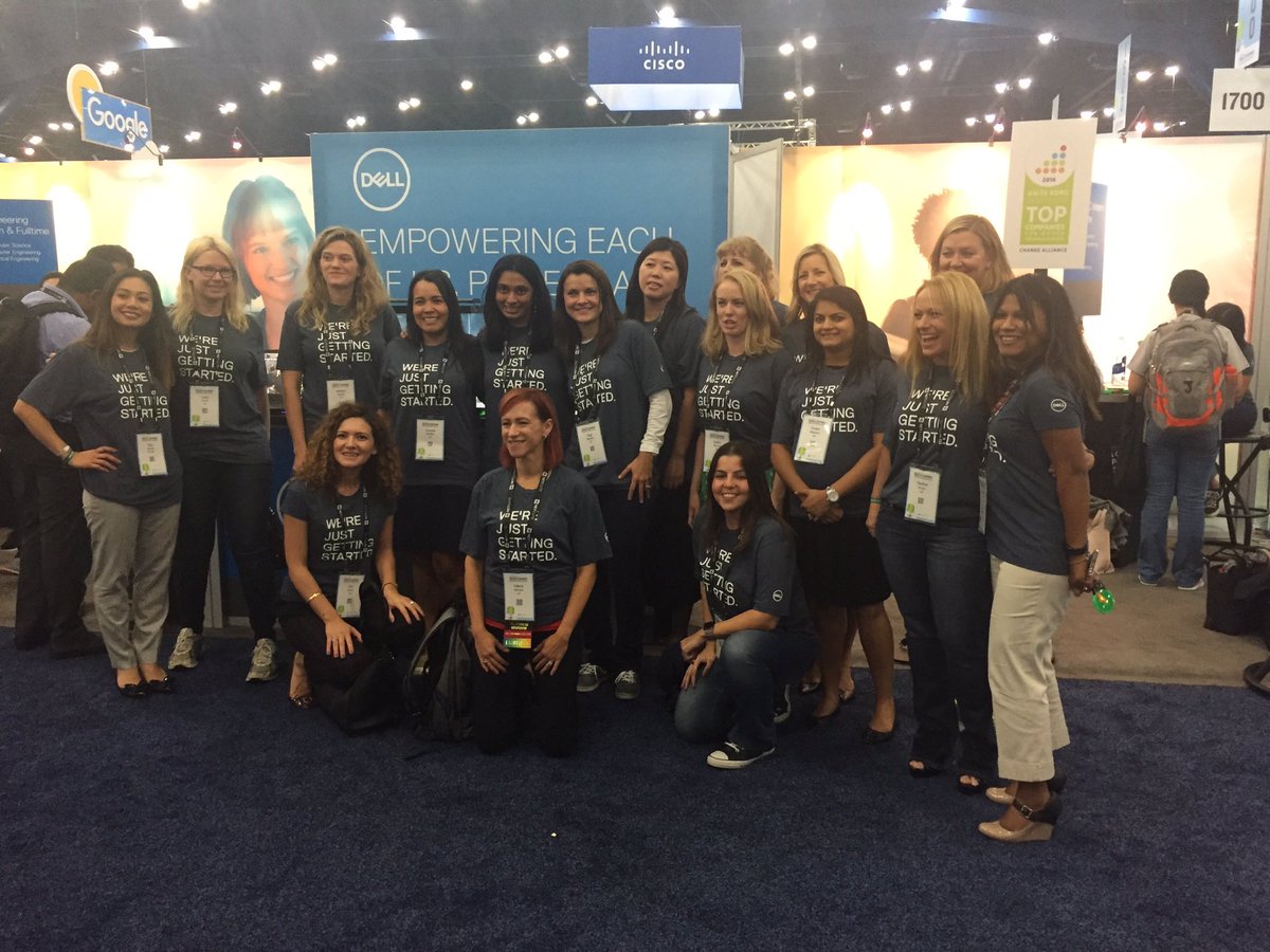 _TweetSome's tweet photo. #GirlPower at #GHC16 #WomenatDell https://t.co/YxAHSyms2p