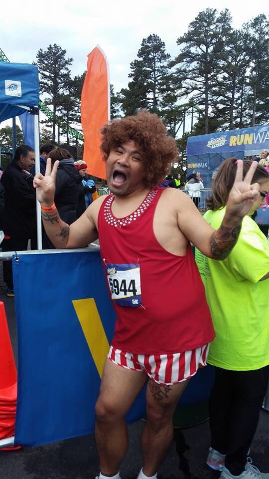 #TBT Our favorite costume contest winner 2 years ago! Who else is excited for Halloween? #BLRS #halloween #RichardSimmons #walkruninspire
