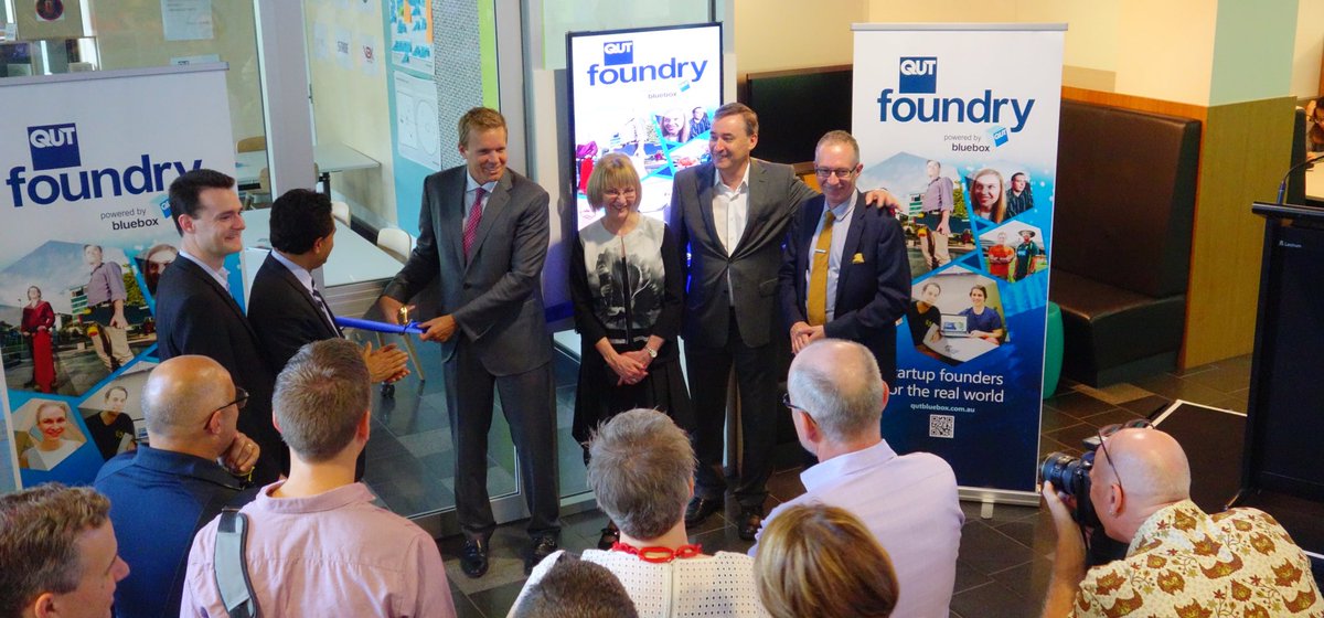 QUTEship's tweet image. And we&apos;re open!!! @AdvanceQld #qutbluebox #startup