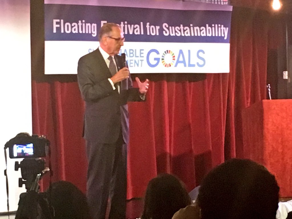 solarecreative's tweet image. Deputy Secretary General of @UN speaking of focus &amp;amp; how imperative is that we come TOGETHER to accomplish #SDGs now