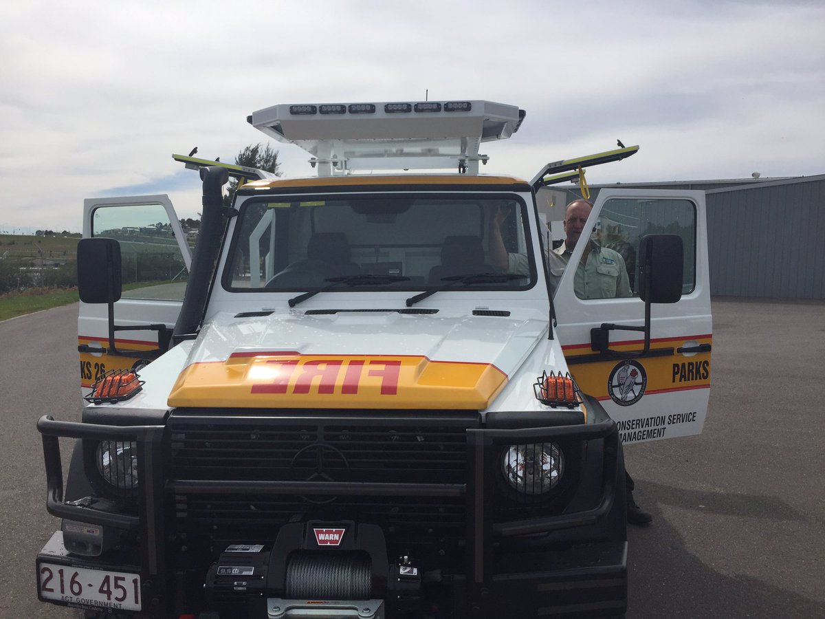 DonaldsonAbbey's tweet photo. Check out the ACT's first G Wagon which will help our firies fight fires more safely. Find out about it's special features on #WINNews6pm https://t.co/KNdFvDGzKN