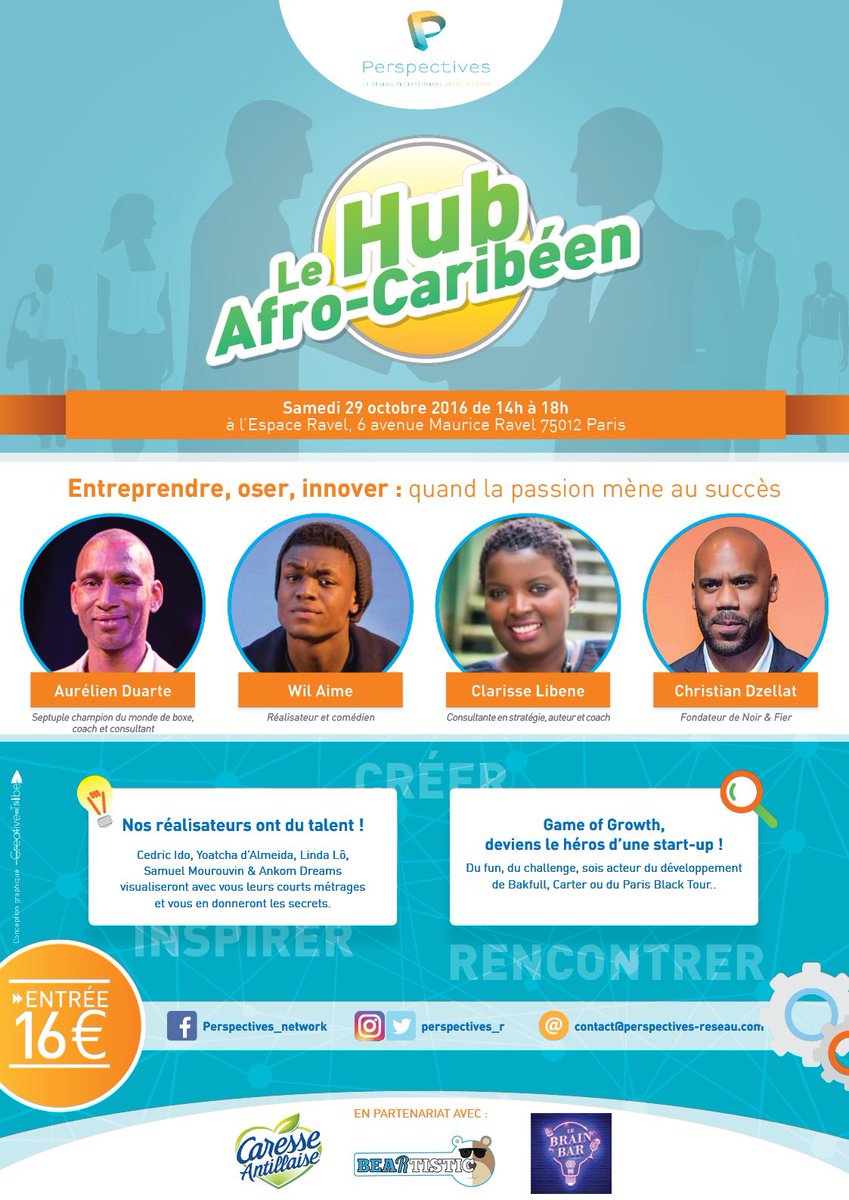 Perspectives_R's tweet photo. WARNING J-9 !Prenez vite vos places pour participer au 1er hub AfroCaribéen le 29.10 avant qu'il ne soit trop tard ! https://t.co/IIIlh8ErDB https://t.co/L81Mo7pFTJ