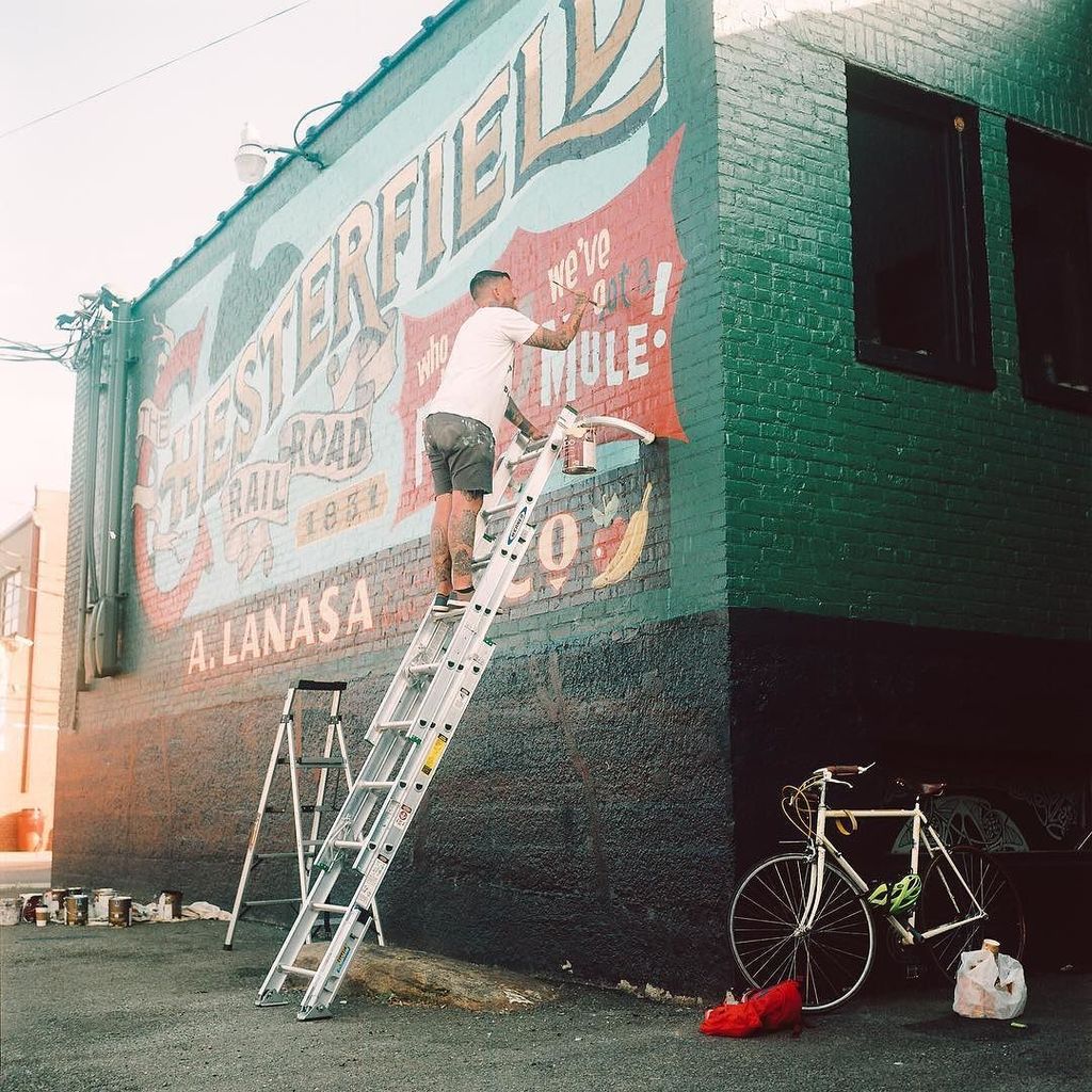 MisterFili's tweet photo. Gentrification day in Manchester #yashicamat124g #120mmfilm #moveovernigga #pavedroads #coffeshops #ektar100 https://t.co/52YfN3aQhd