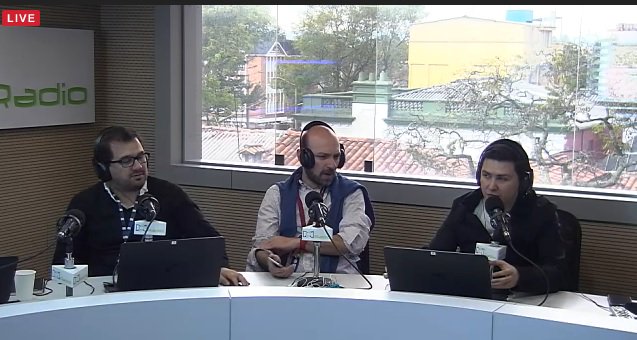 EnLaJugadaRCN's tweet image. #AlAire Síguenos vía streaming en 
rcnradio.com/webcam/