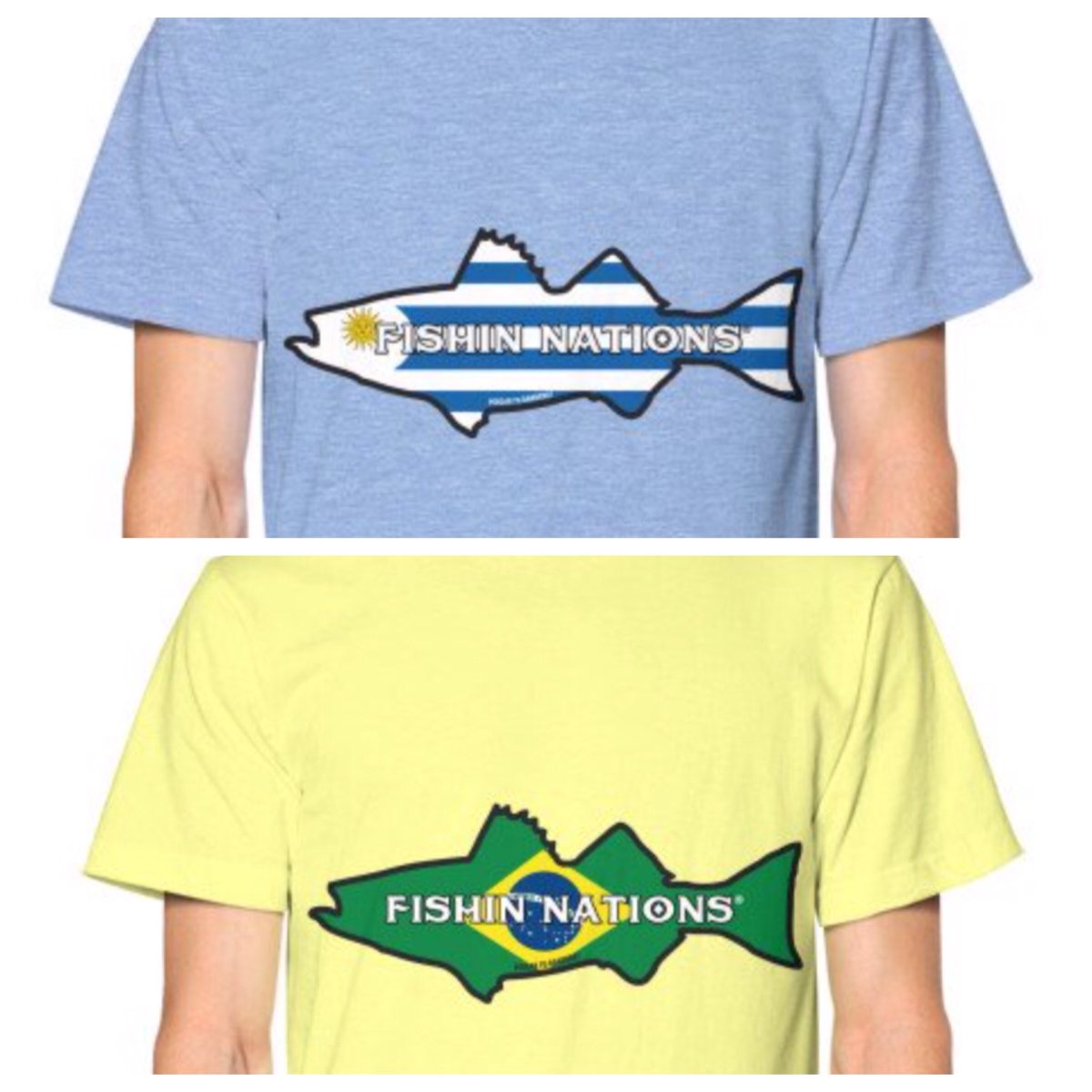 FishinNations's tweet photo. #BRAZIL #URUGUAY #FISH YOUR #FLAG #fishflag https://t.co/nDuvlyCD5A