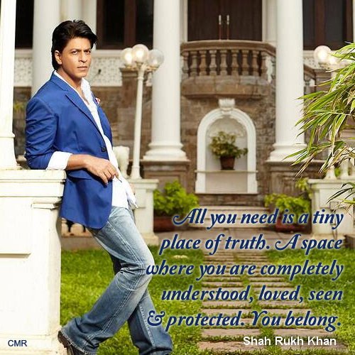 ♦ #ShahRukhKhan #SRK #Quote #SRKquotes