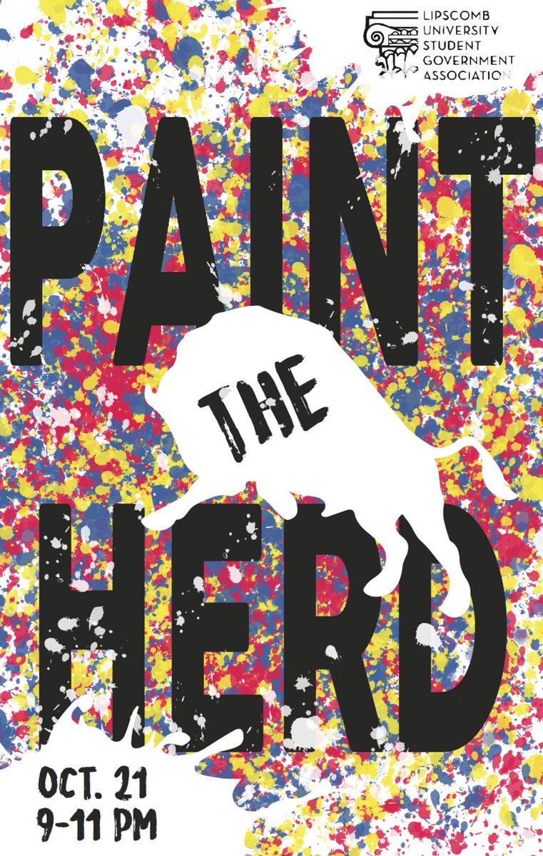 The annual event, Paint the Herd, hosted by <a href="/Lipscombgov/">Lipscomb SGA</a> is tomorrow night! It's not too late! Make sure you get your tickets tomorrow.