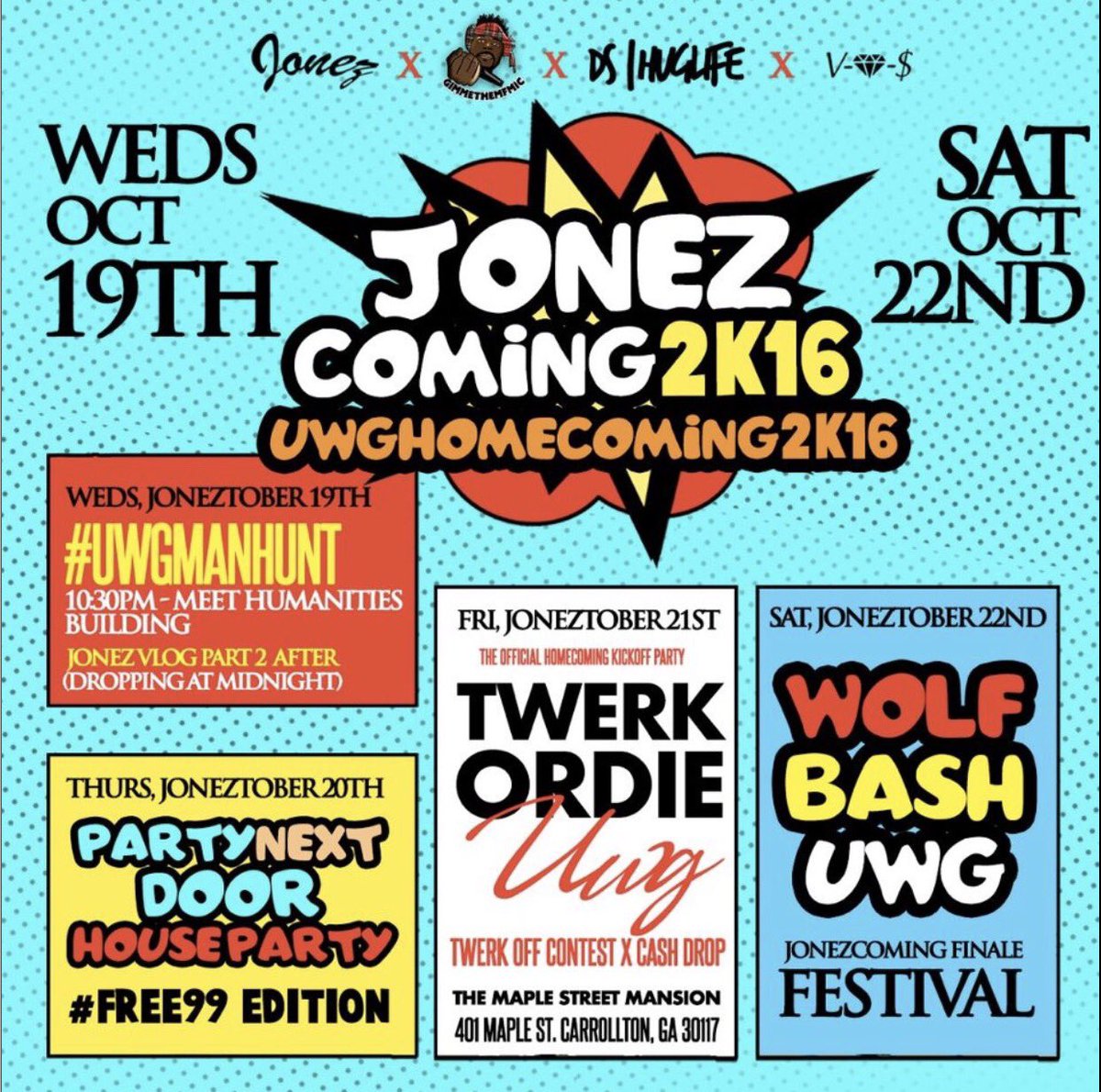 _LilMissTunechi's tweet photo. Party Next Door Is Your Only Move For Tonight #UWG #Jonezcoming2k16 #uwghomecoming2k16 https://t.co/lLbqOTyzJ4