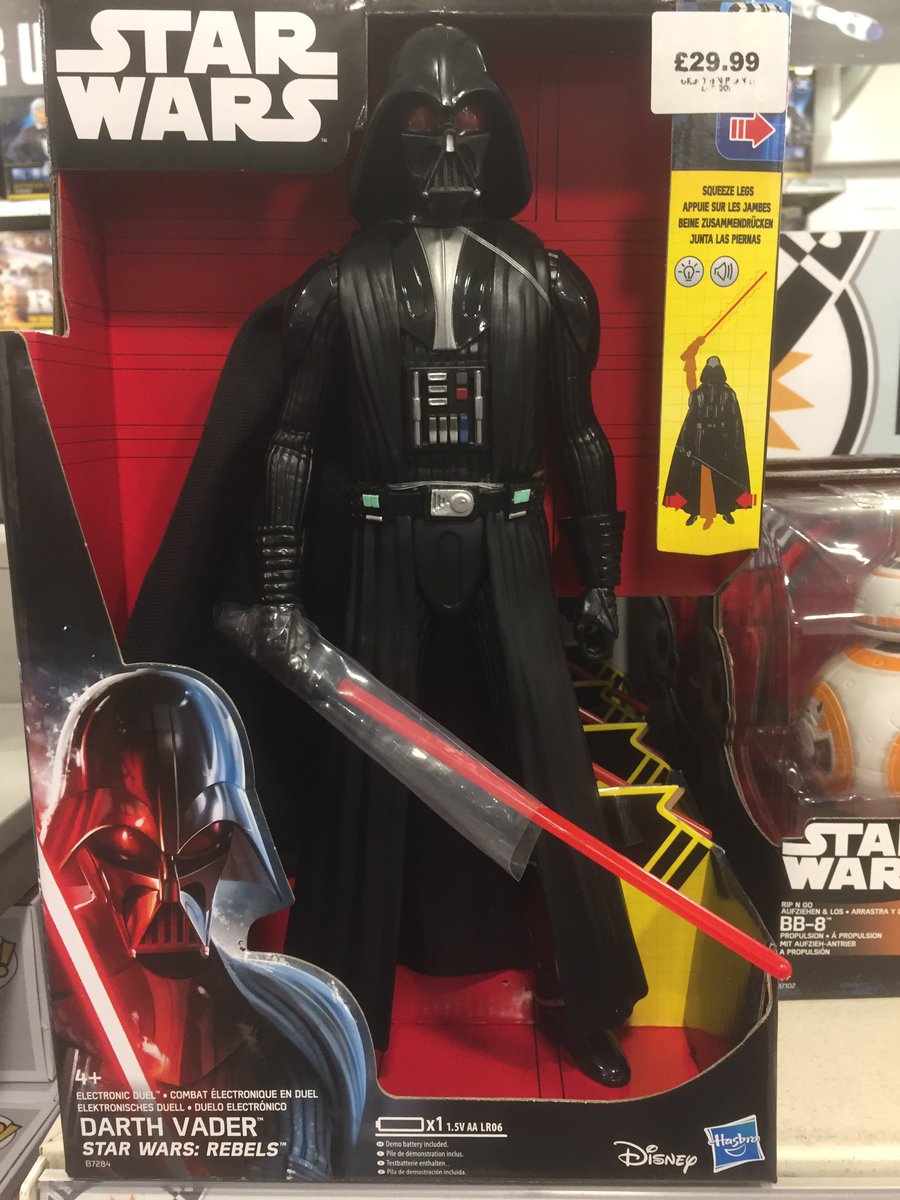 StewartGardiner's tweet photo. Electronic #Rebels #Vader spotted @ForbiddenPlanet tonight. @futureotforce https://t.co/TdJ1IUXwQr