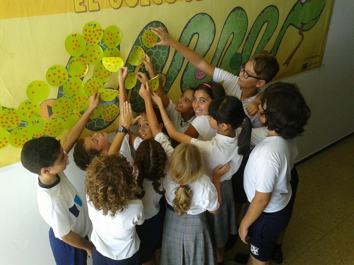 Con la misma ilusión el colegio Santo Domingo de Guzmán en Santa Cruz de La Palma han comenzado a jugar este curso: a por el objetivo!