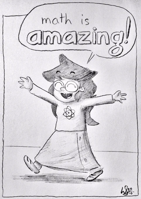 beep beep, here is your regular delivery of Jade Harley being cute! :D
(drawn in algebra class ofc) 