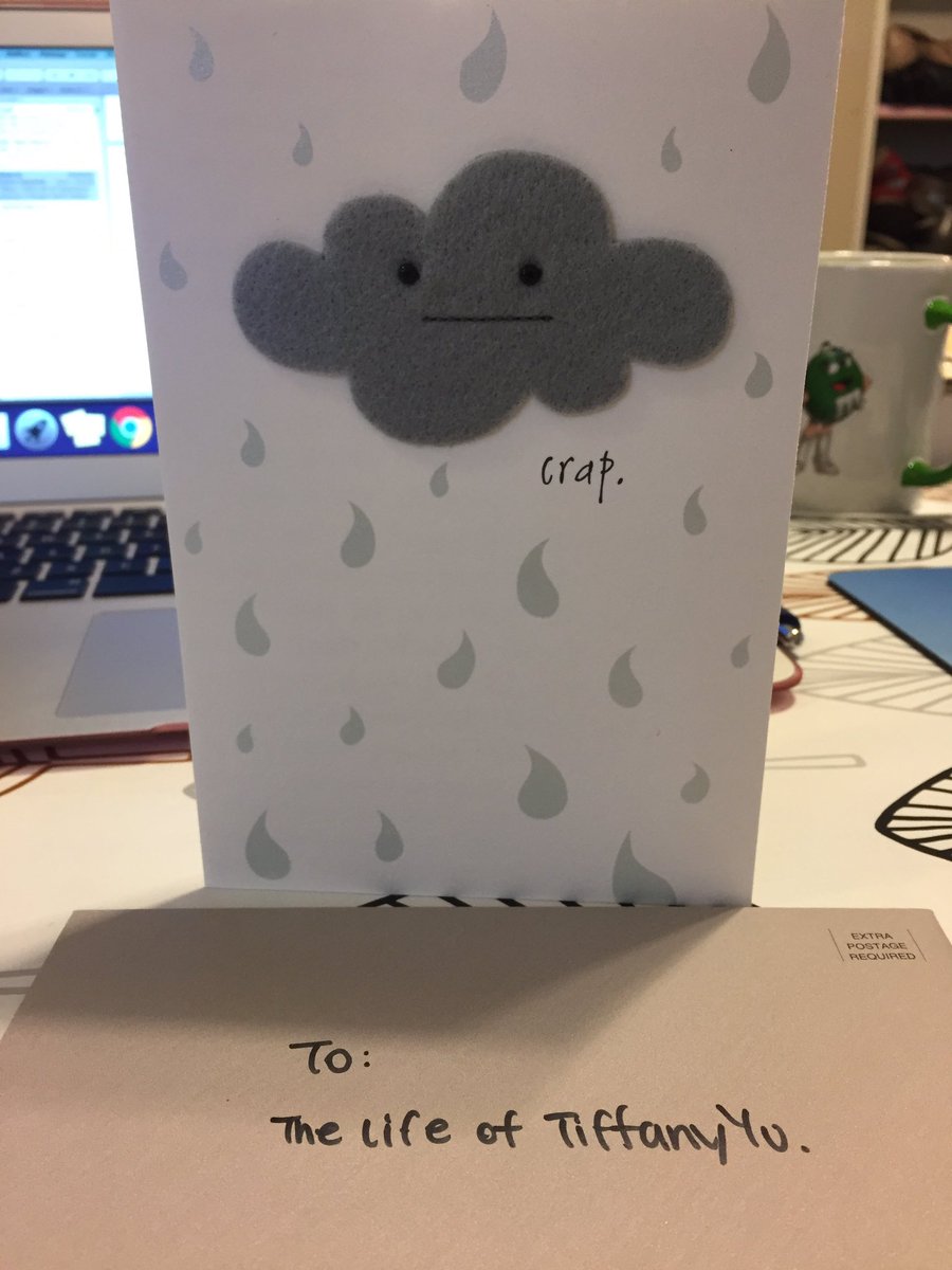 TiFFFFyu's tweet photo. No one said you can't write a card to yourself. ☺️#loveyourself #whynot #selfmotivation https://t.co/XKocnHNzBI