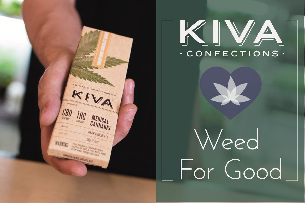 KivaConfections's tweet photo. Exciting! Kiva is now working with charity @WeedforGood to donate #cannabis, provide education to deserving patients https://t.co/gbjKxiHT6l https://t.co/s3X36ZDFmF