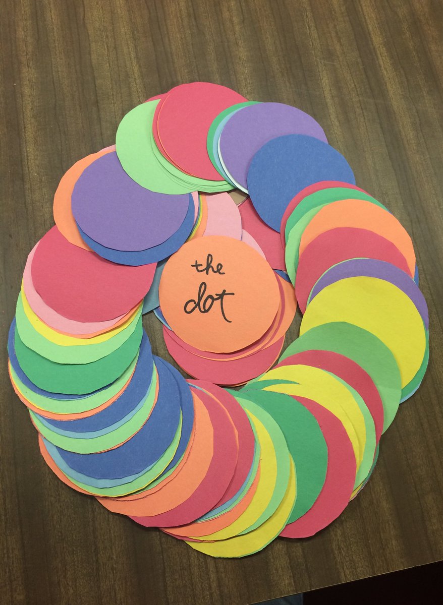 RegisEdClub's tweet image. Getting ready for dot week! #DotDay #RegisEducationClub